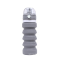 Factory customized BPA-free silicone foldable bottle foldable water bottle, suitable for camping and travel sports